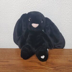 Plush Lavender Life Xander Black Bunny 12" Therapy Stuffed Animal